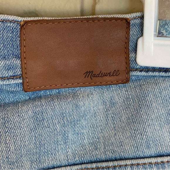 Madewell Jeans Women's 27 Blue Cali Demi-Boot Crop Flare Button Fly Comfort - Picture 5 of 11